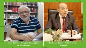Abogado repudia a Diesel por jueces escombro en Alto Paraná: “Viene a pasearse, cobra su viático y se va” - El Observador