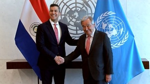 Peña se reunió con el titular de la ONU