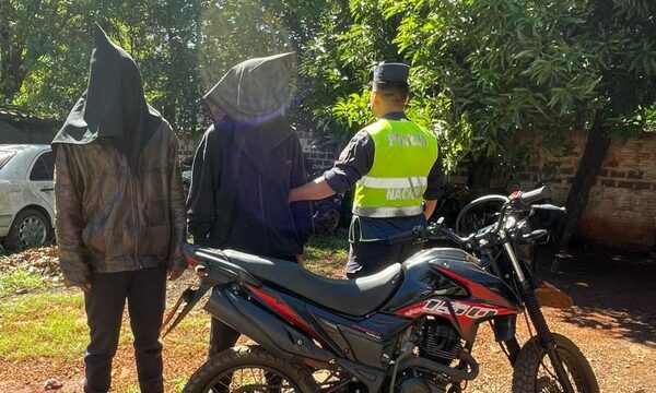 Dos detenidos tras violento robo