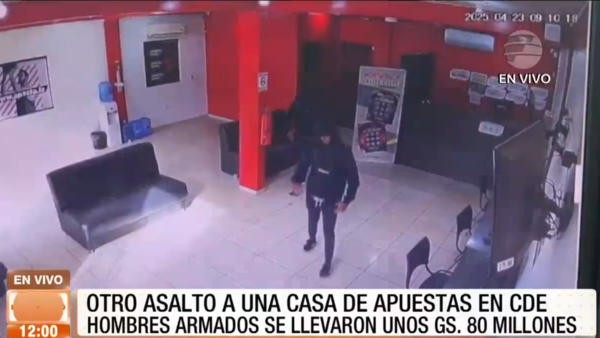 Otro asalto a una casa de apuestas