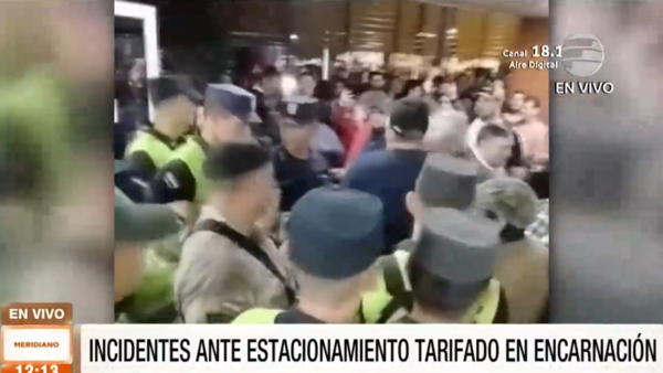 Incidentes en Encarnación por estacionamiento tarifado