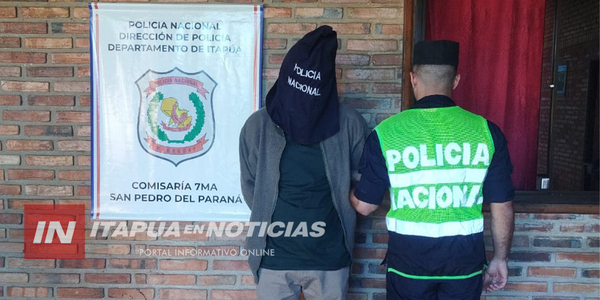 DETIENEN A SUJETO CON ORDEN DE CAPTURA POR HOMICIDIO EN SAN PEDRO DEL PNÁ.