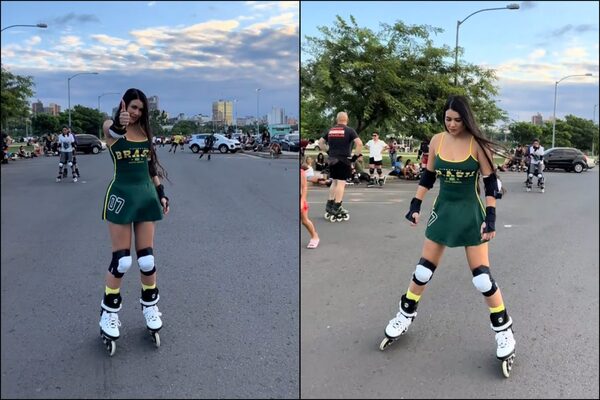 Laurys Dyva aprendió a patinar mientras algunos la critican - Teleshow