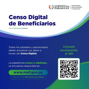 Jubilados tienen hasta el 3 de mayo para completar censo digital y evitar bloqueo de tarjetas - ADN Digital