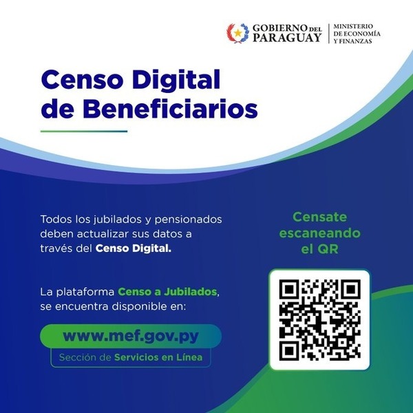 Jubilados tienen hasta el 3 de mayo para completar censo digital y evitar bloqueo de tarjetas - ADN Digital