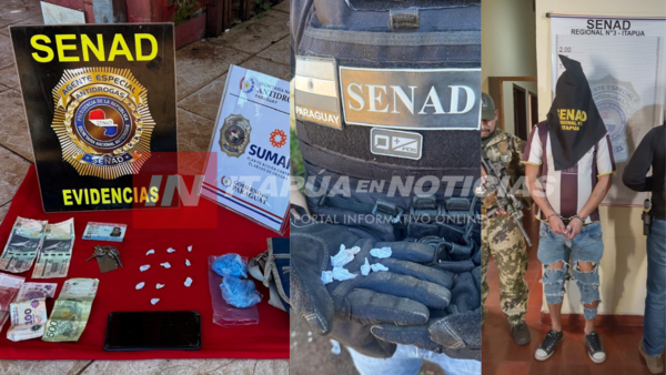 DETIENEN A SUJETO CON DROGAS EN EL CIRCUITO COMERCIAL