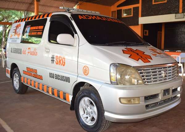San Roque González: primera ambulancia municipal al servicio de la comunidad - Nacionales - ABC Color