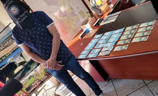Aprehenden a hombre con billetes falsos en Ciudad del Este