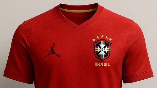 Polémica en Brasil por el posible uniforme rojo de la Canarinha en el Mundial de 2026