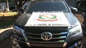 Incautan una camioneta clonada en San Lorenzo