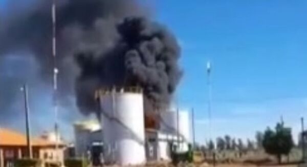 Reportan incendio en fábrica alcoholera en Paraguarí - SNT