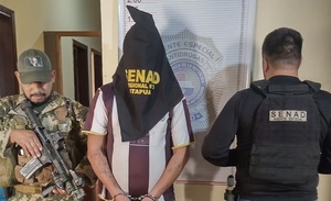 SENAD captura a proveedor de drogas que operaba en la vía pública de Encarnación