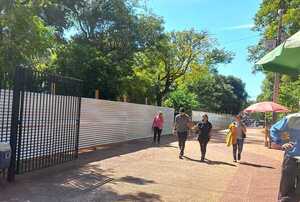 Se inicia obra de renovación total de la plaza Cerro Corá - San Lorenzo Hoy