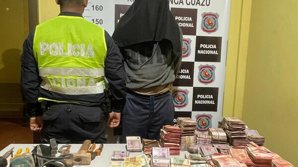 Alertados por sensor de seguridad detienen a un ladrón en Minga Guazú