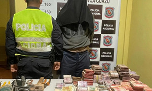 Delincuente cae dentro de un supermercado en Minga Guazú gracias a alerta del sensor de seguridad - OviedoPress