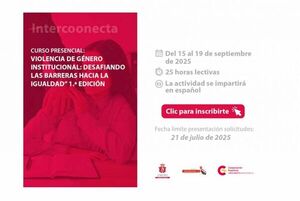 Invitan a curso internacional sobre violencia de género institucional