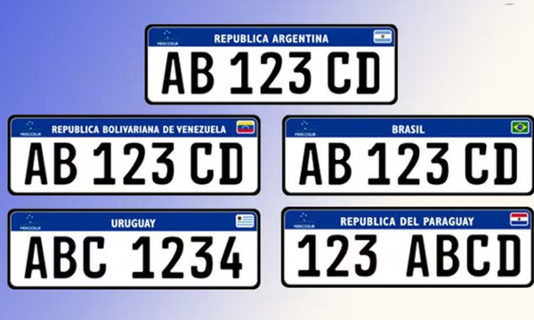 Desde el 1 de mayo se habilita el cambio de chapa convencional a formato Mercosur - OviedoPress