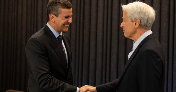 Peña se reúne con el CEO de JP Morgan en su cruzada por traer inversiones a Paraguay