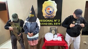 Detienen a un hombre con 5 kilos de pseudoefedrina embalados