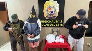 Detienen a un muchachón con 5 kilos de pseudoefedrina mba’embo