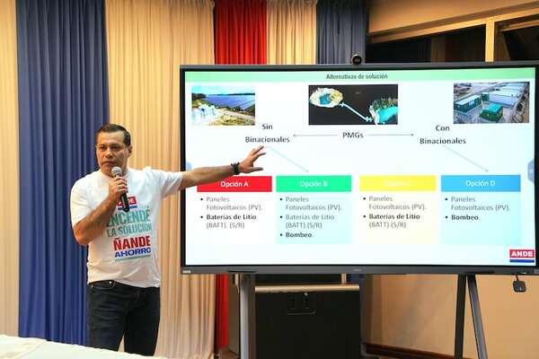 Conocé el plan de la ANDE ante posible colapso energético en 2030 - Economía - ABC Color
