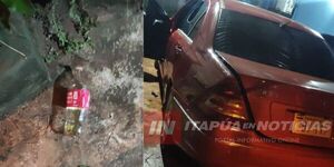  INTENTARON INCENDIAR UN AUTOMÓVIL EN ENCARNACIÓN 