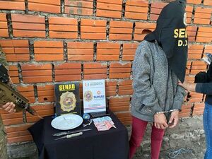 Reincidente detenida en Villa Hayes con dosis de crack listas para su comercialización - 1000 Noticias