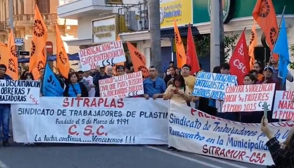 Trabajadores exigen mejores condiciones y denuncian «saqueo de plata de jubilados»