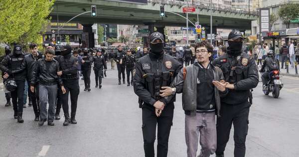 La Nación / Celebraciones del 1º de mayo deriva en 400 arrestos en Estambul