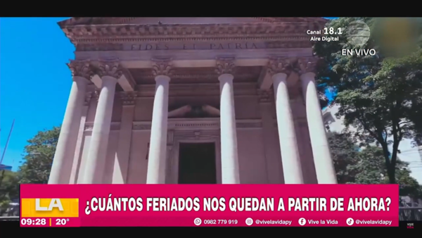 ¿Cuántos feriados nos quedan a partir de ahora?