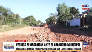Vecinos autogestionan arreglo de calles y provisión de servicios básicos ante "abandono" municipal en Ypané