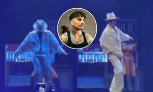 (VIDEO) ¡Rauw Alejandro sufrió un accidente con su pantalón y se le vio todo!