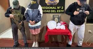 La Nación / Senad atrapa a un hombre con precursor químico utilizado en elaboración de drogas sintéticas