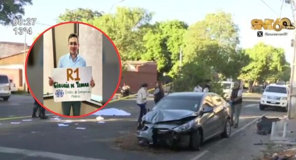 Joven médico fallece en accidente tras choque entre vehículos de profesionales de la salud - SNT