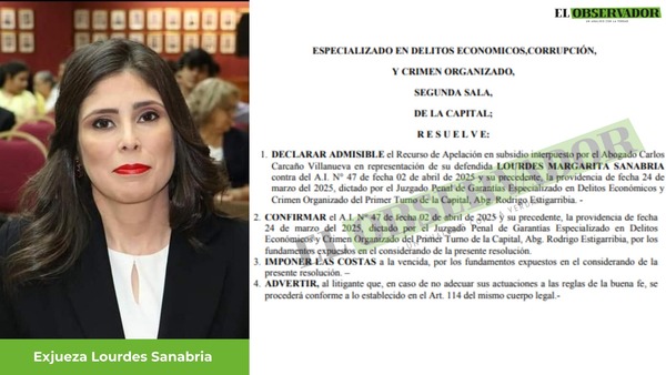 Cámara advirtió con sanciones a defensa de exjueza de Boquerón por chicanear - El Observador