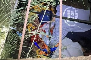 Hallan a borracho en barranco