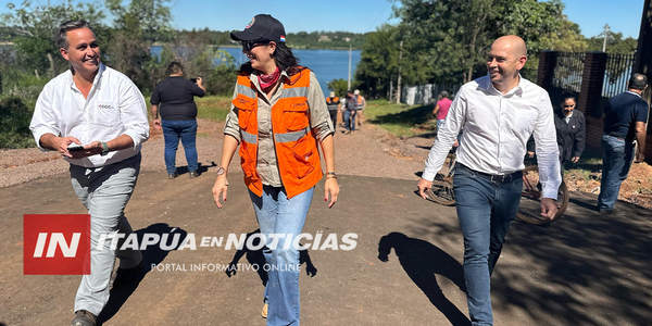 INTENDENTE DE CAMBYRETÁ IMPULSA OBRAS VIALES CLAVE DURANTE VISITA DE LA MINISTRA DEL MOPC