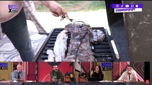 (VIDEO) A cocinera de TV no le gusta esto: ¡En Popu Tv encontraron otro asado en cementerio!