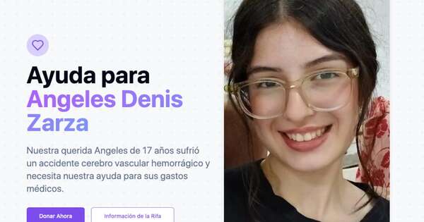 Diario HOY | Organizan actividad benéfica para Ángeles, joven que sufrió ACV hemorrágico