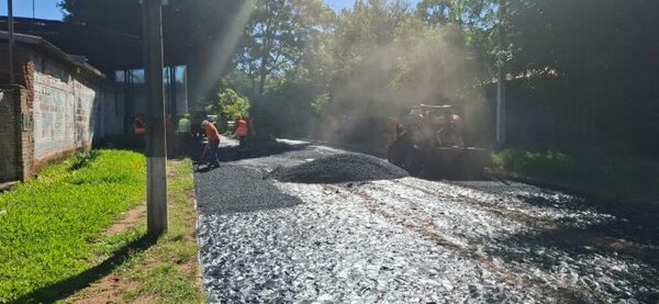 Arrancaron las obras de pavimentación en tramos de Ñemby
