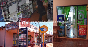 DELINCUENTES HURTAN CELULARES DE UN COMERCIO EN YATYTAY