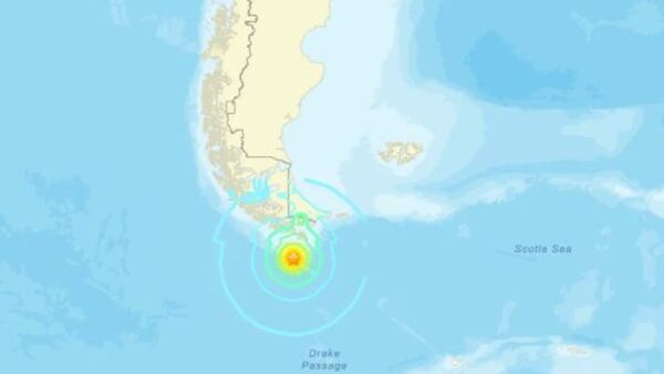 Terremoto de 7,5 grados sacude el extremo austral de Chile y emiten alerta de tsunami