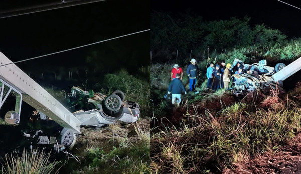 Dos itapuenses fallecen en terrible accidente en Ñeembucú