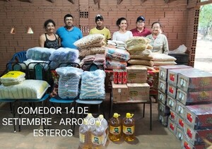 Entregan más 3.800 kilos de alimentos a comedores comunitarios de Misiones y Ñeembucú - .::Agencia IP::.