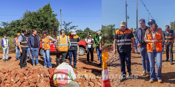 MINISTRA DEL MOPC RECORRE OBRAS EN HOHENAU
