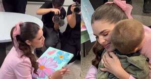 Diario HOY | Visita sorpresa de Nadia Ferreira al Hospital de Clínicas