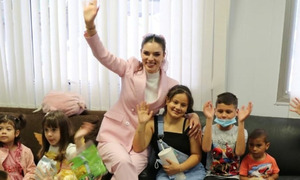Nadia Ferreira visitó a pacientes oncopediátricos y celebró avances del centro en San Lorenzo - OviedoPress