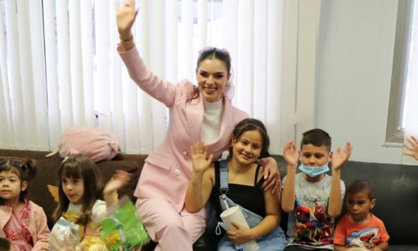 Nadia Ferreira visitó a pacientes oncopediátricos y celebró avances del centro en San Lorenzo - OviedoPress