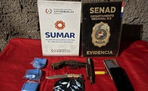 Intervienen punto de venta de drogas en Hernandarias