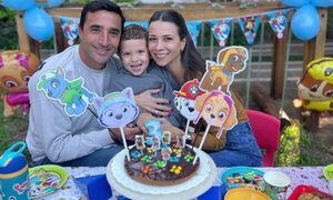 (VIDEO) ¡Juan Manuel Salgueiro le armó un festejo a su hijo paha sin exagerar en dulces!